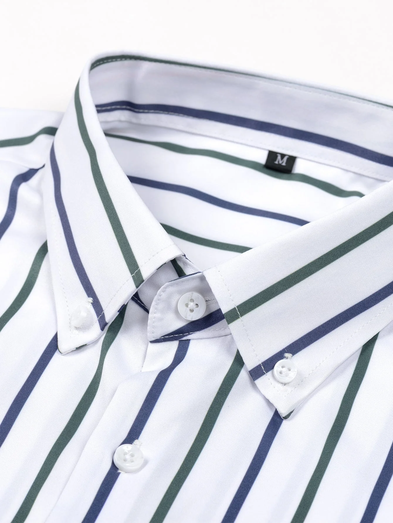 hola STRIPED LONG SLEEVE BUTTON-DOWN SHIRT - Image 27