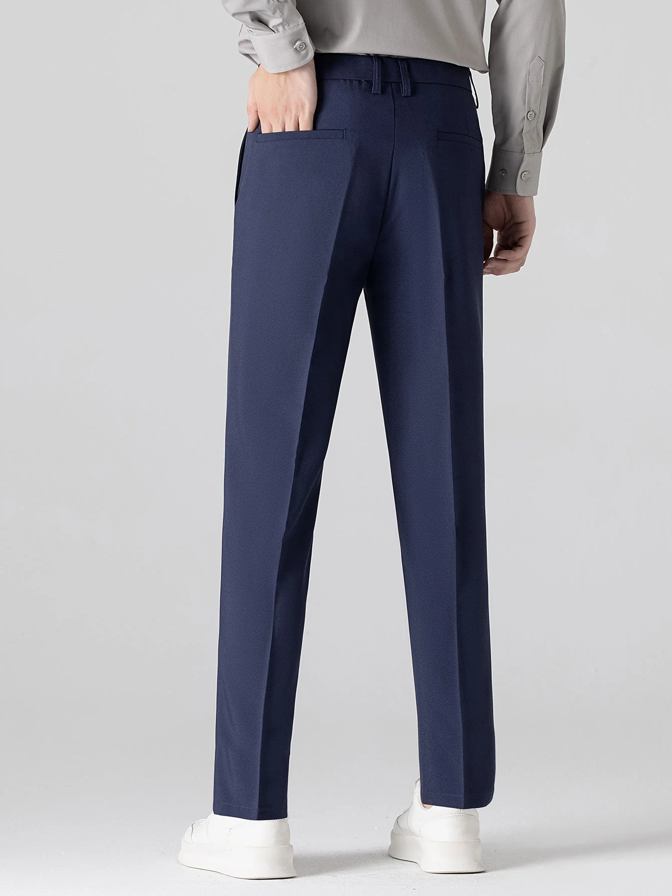 hola STRIPED LONG SLEEVE BUTTON-DOWN SHIRT & SLIM FIT SKINNY LEG PANTS - Image 19