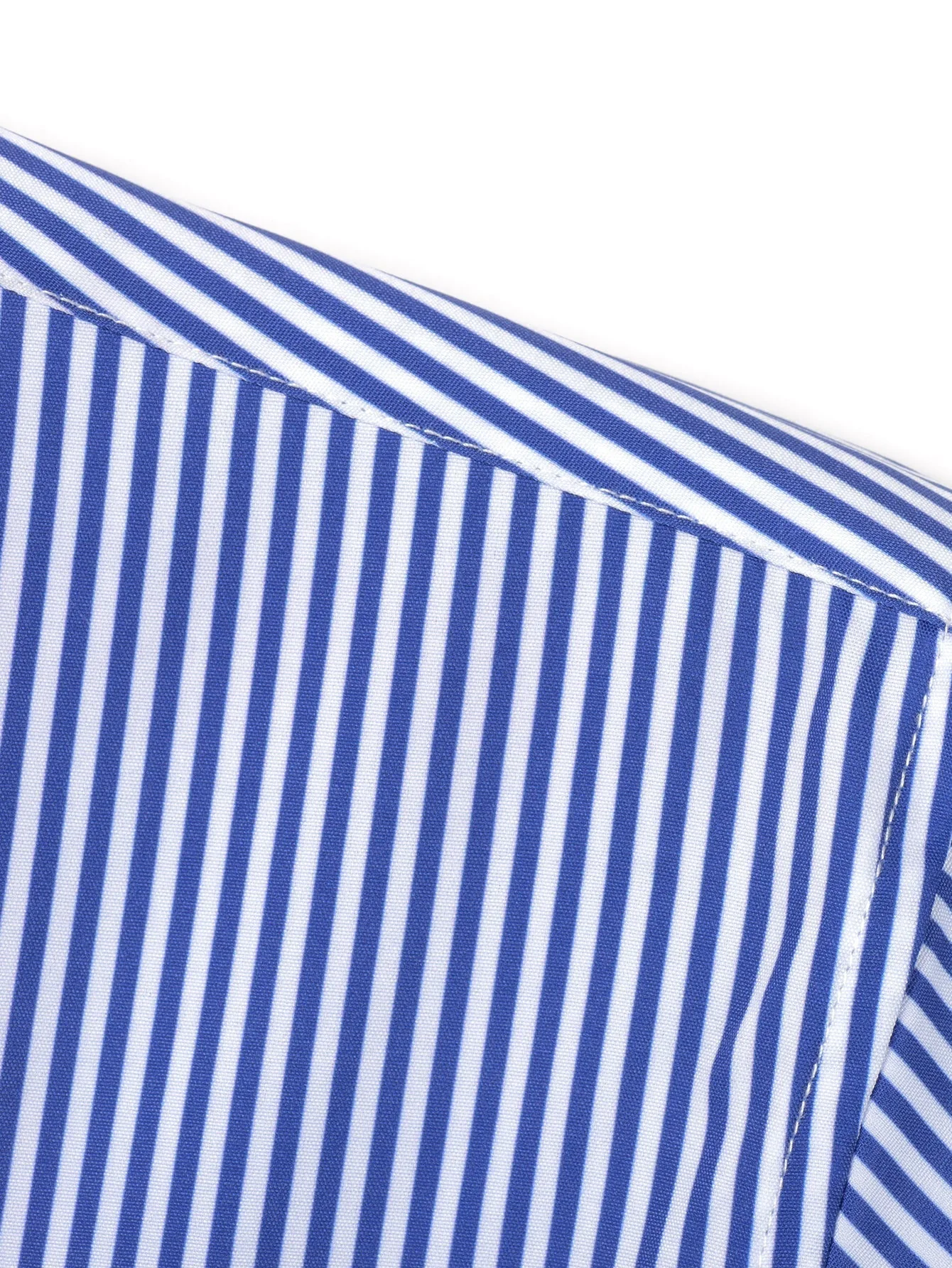hola STRIPED LONG SLEEVE BUTTON-DOWN SHIRT & SLIM FIT SKINNY LEG PANTS - Image 29
