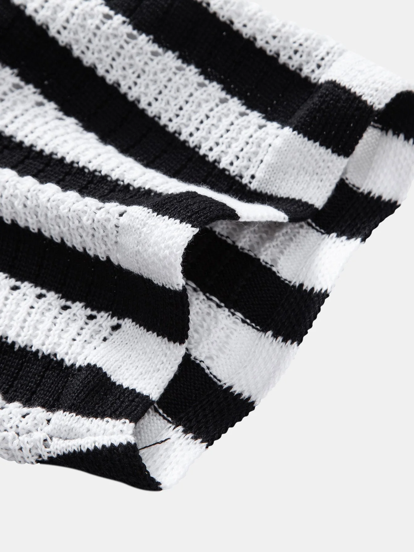 hola STRIPED SHIRT WITH DROP SHOULDERS - Image 10