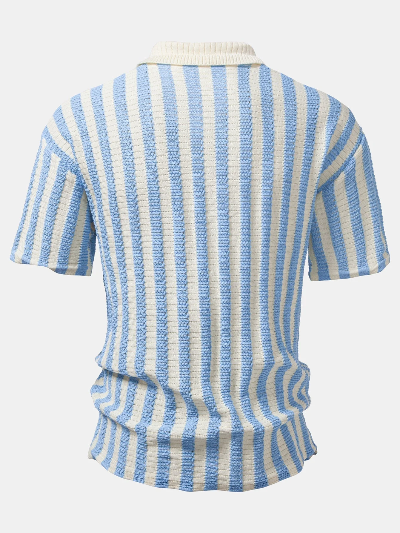 hola STRIPED SHIRT WITH DROP SHOULDERS - Image 2