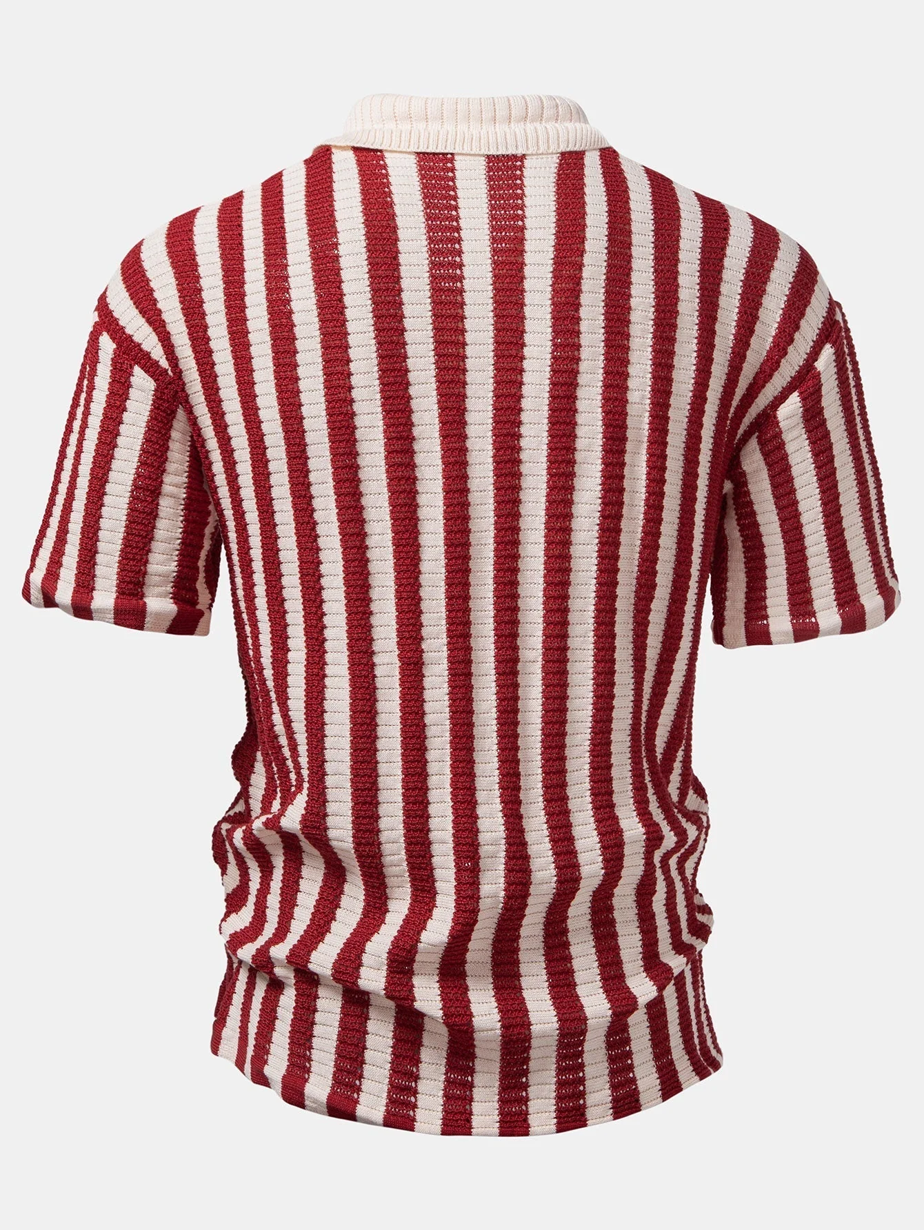 hola STRIPED SHIRT WITH DROP SHOULDERS - Image 6