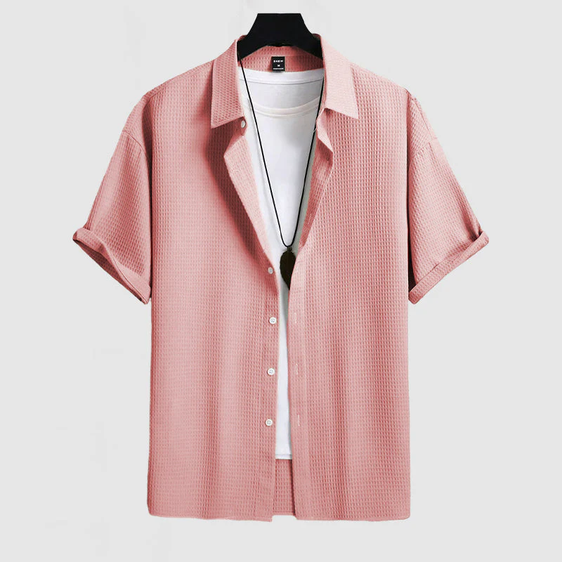 Holcombe® | Casual Men's Shirt With Waffle Pattern - Image 2