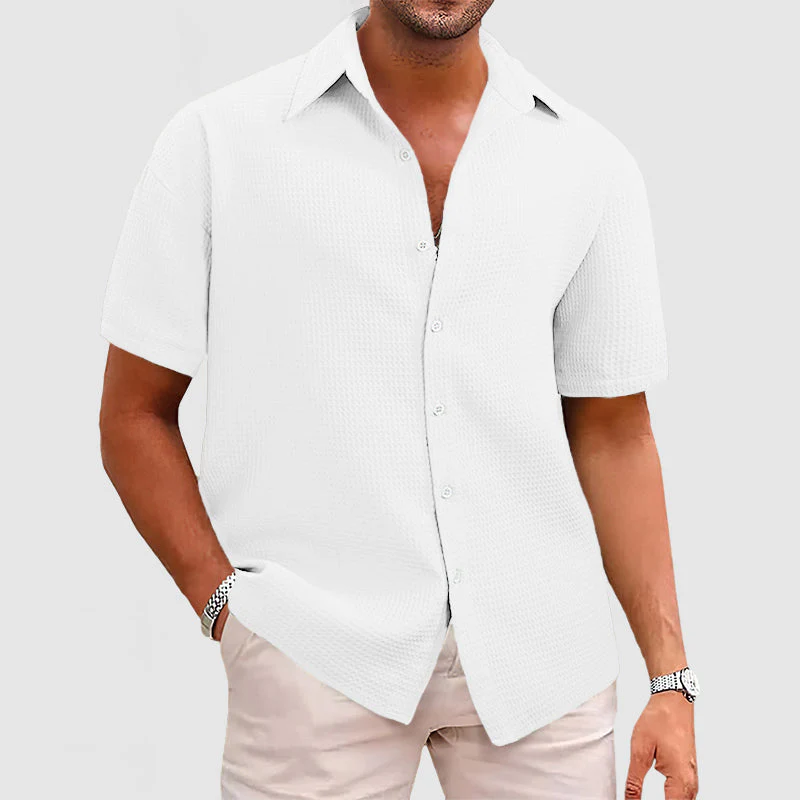 Holcombe® | Casual Men's Shirt With Waffle Pattern - Image 8