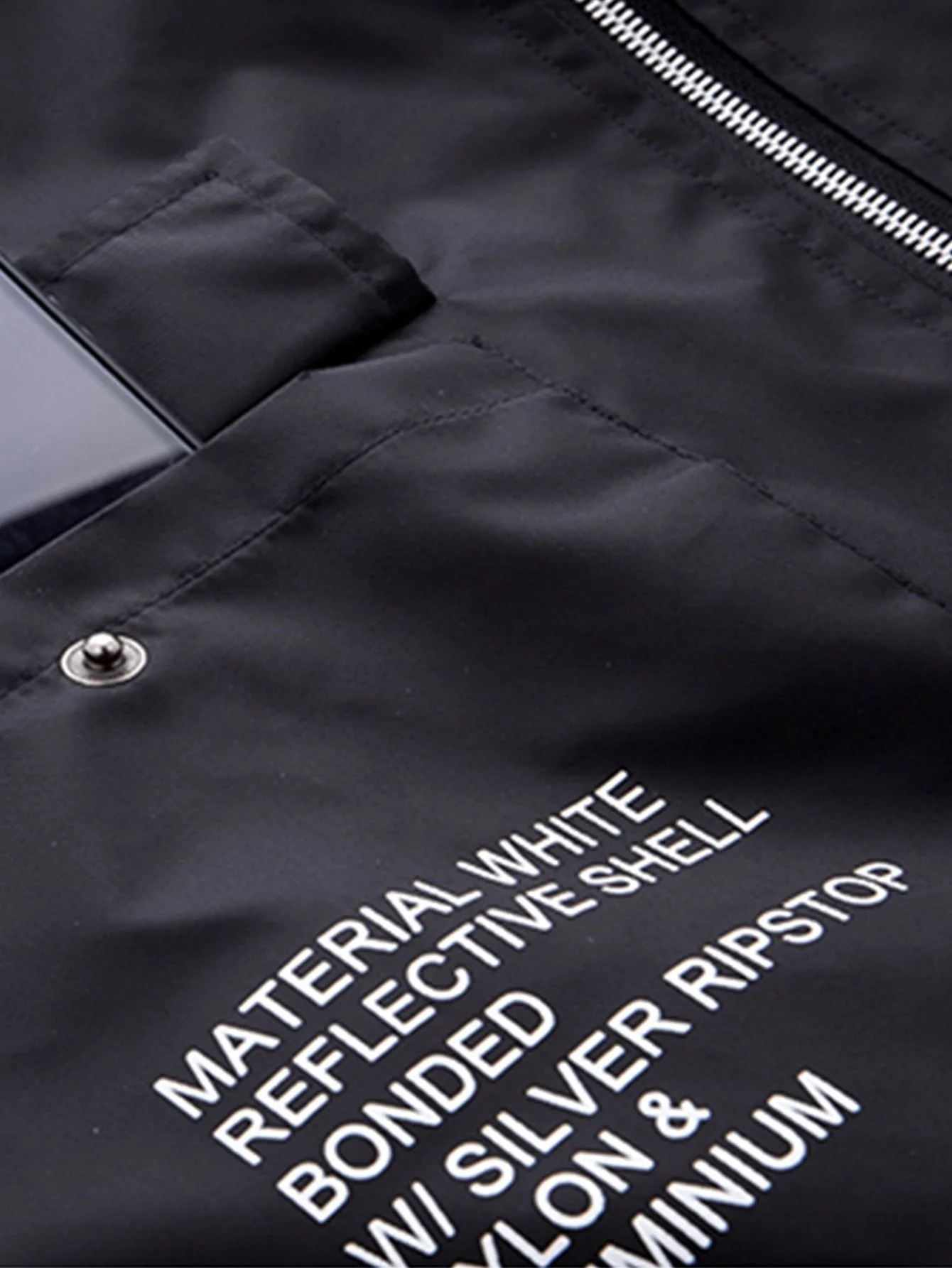 Holden | Oversized NASA Print Bomber Jacket - Image 2