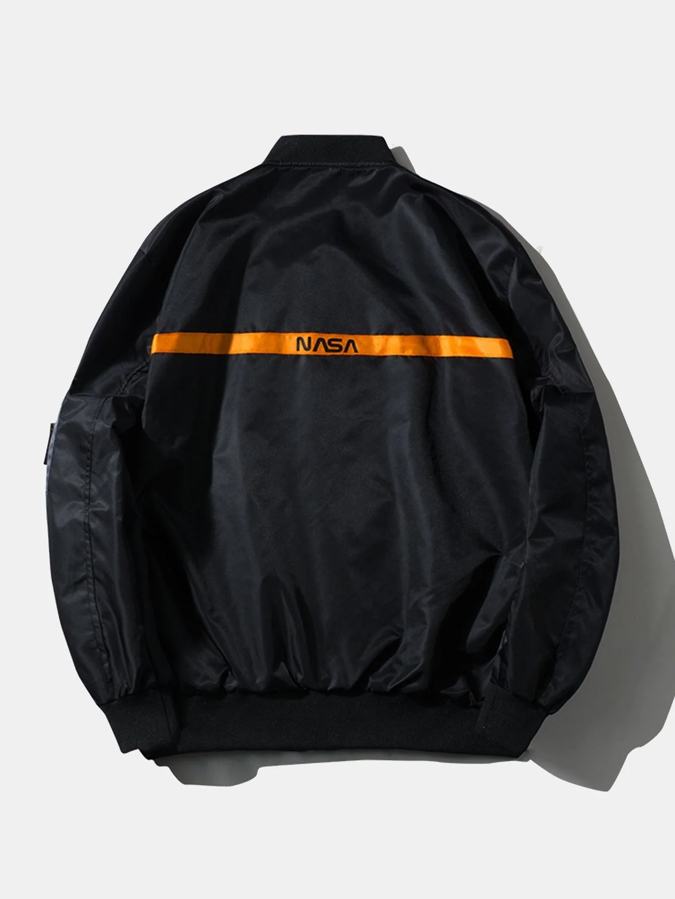 Holden | Oversized NASA Print Bomber Jacket - Image 6