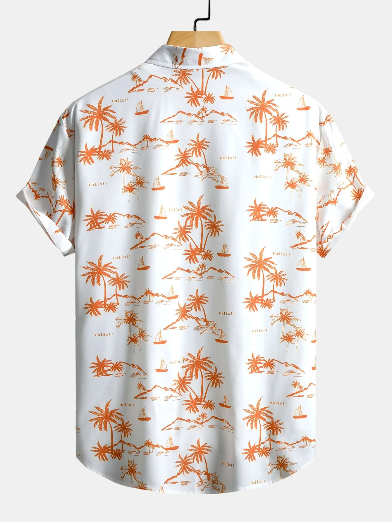 Homero® | Palm Tree Print Button Up Shirt - Image 2