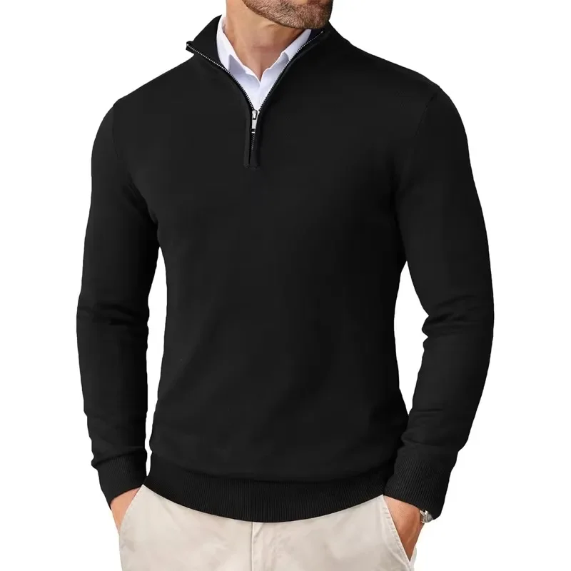 Homero® | Quarter Zip Up Sweater - Image 2