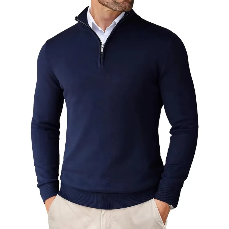 Homero® | Quarter Zip Up Sweater - Image 3