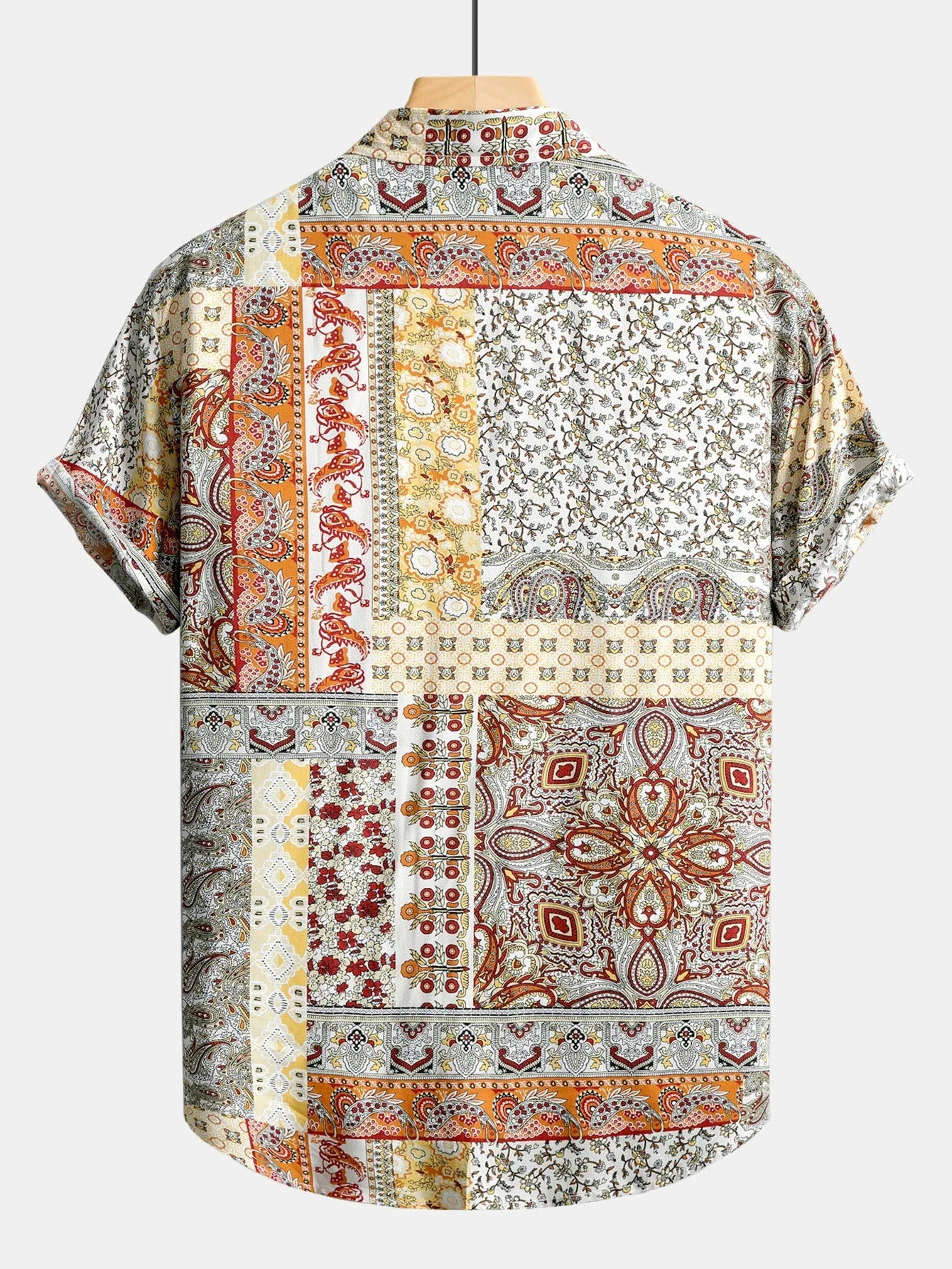 Honorato® | Paisley Floral Print Button Up Shirt - Image 2