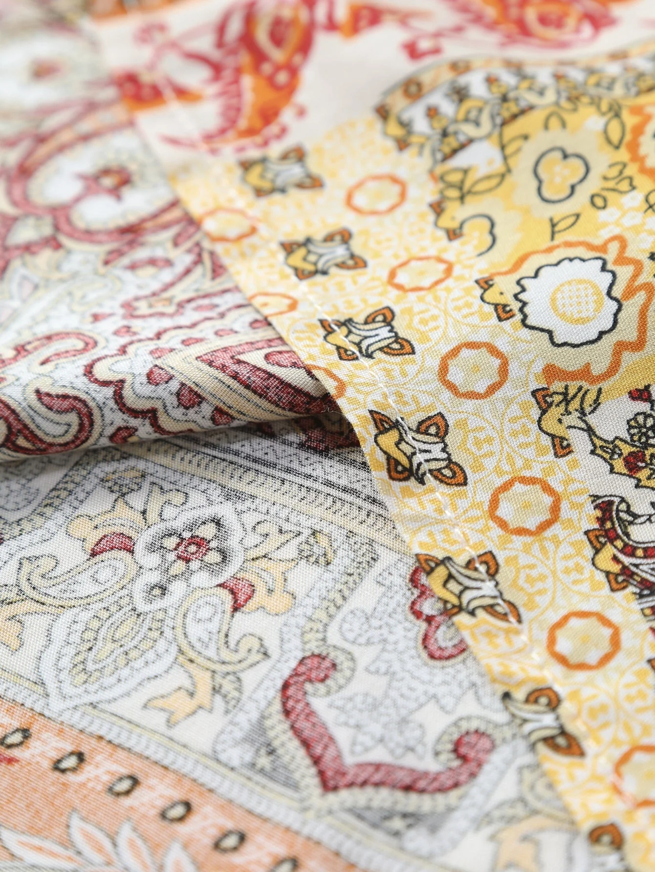 Honorato® | Paisley Floral Print Button Up Shirt - Image 6
