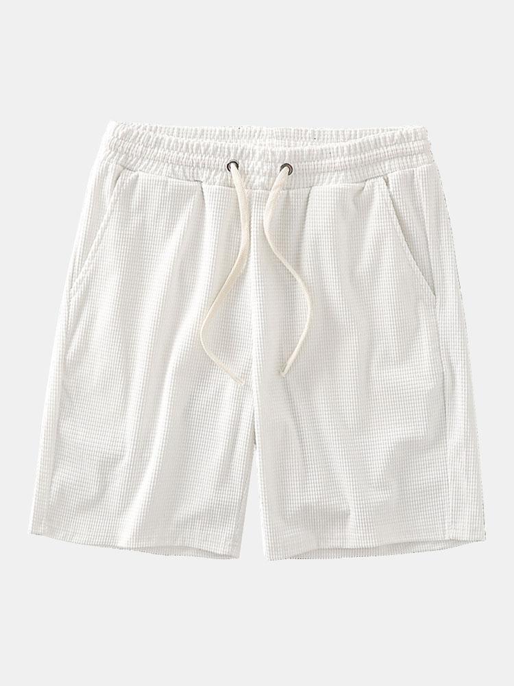 Honorio® | Drawstring Crosscut Corduroy Shorts - Image 5