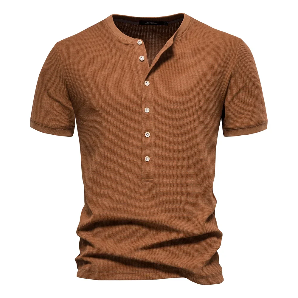 Horace® | Cotton T-Shirt With Buttons - Image 2