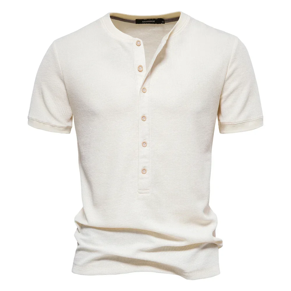 Horace® | Cotton T-Shirt With Buttons - Image 4