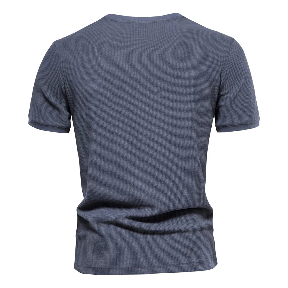 Horace® | Cotton T-Shirt With Buttons - Image 6