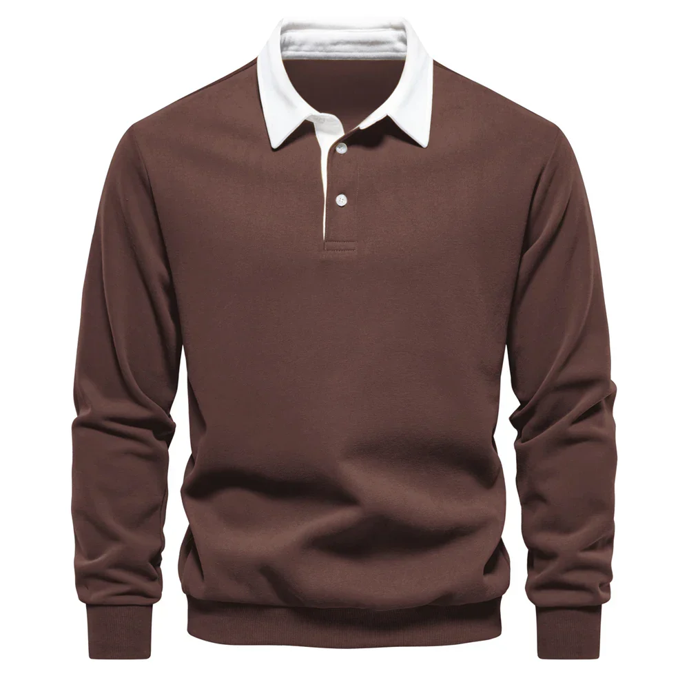 Hortensio® | Polo Neck Light Sweatshirt - Image 10