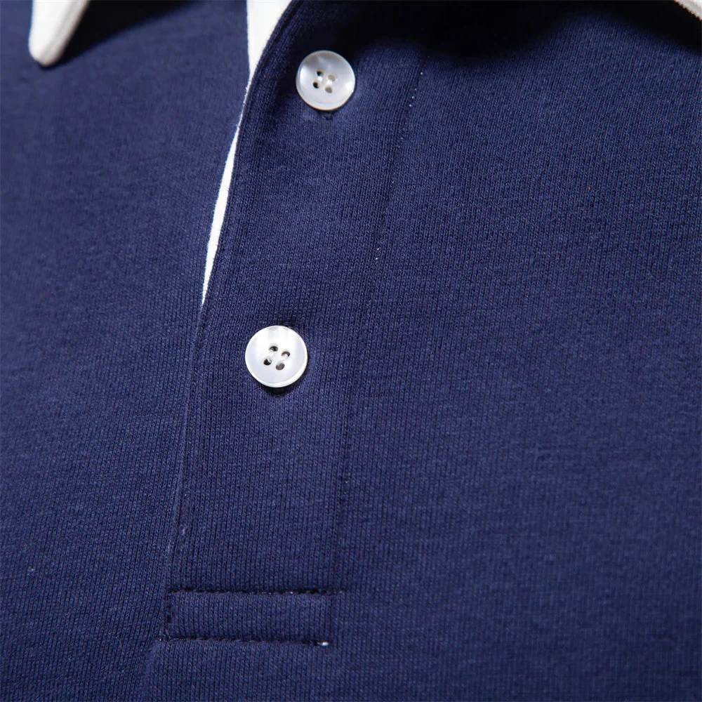 Hortensio® | Polo Neck Light Sweatshirt - Image 3