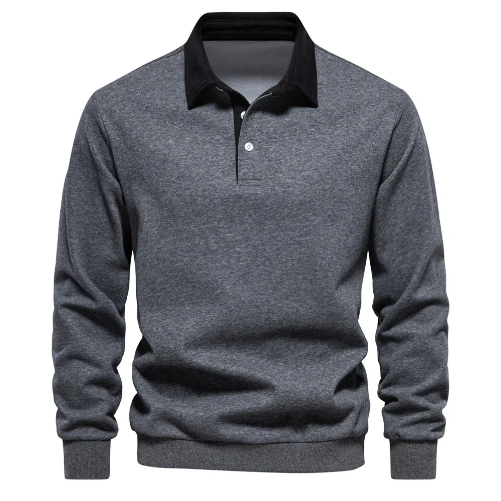 Hortensio® | Polo Neck Light Sweatshirt - Image 8