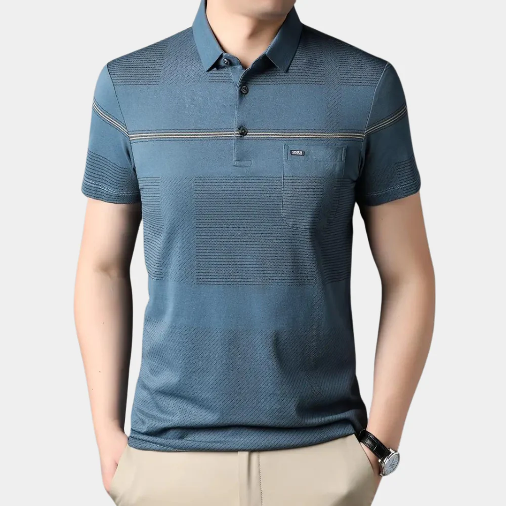 Hosea® | Stylish Striped Men'S Polo Shirt - Image 5