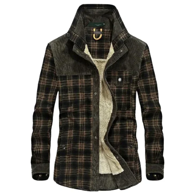 Houston | Lined Plaid Jacket - Image 4