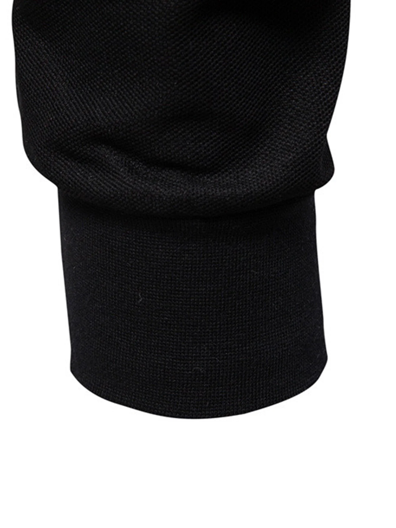 Hubert® | Long Sleeved Giraffe Embroidery Polo Shirt - Image 5