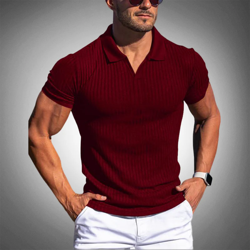 Hubert® | Luxury Slim Fit Polo Shirt - Image 2