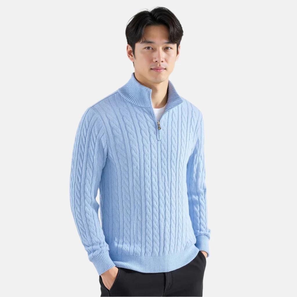 Hubert® | Luxury Zip Sweater - Image 7