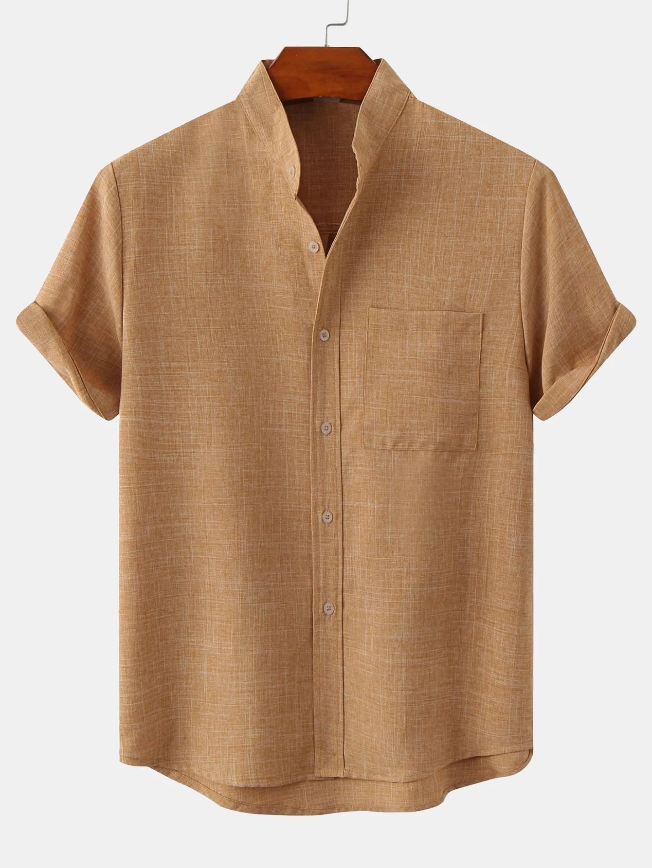 Hudson® | Shirt With Mandarin Collar And Pocket - Image 5