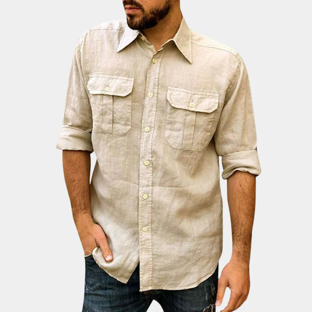 Hugh® | Classic Men'S Shirt With Chest Pockets - Image 2