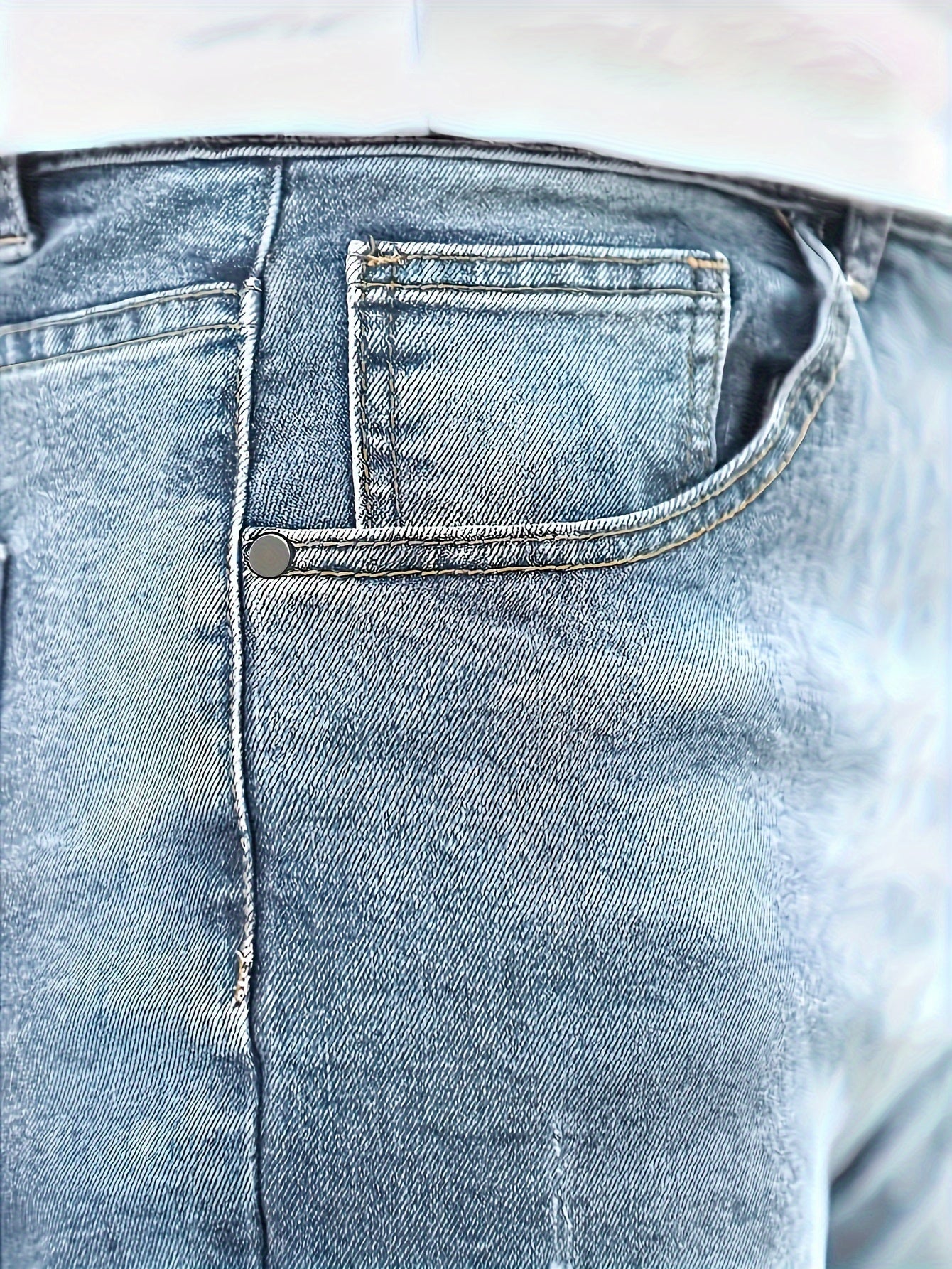 Hugh® | Straight Leg Stretch Jeans - Image 4