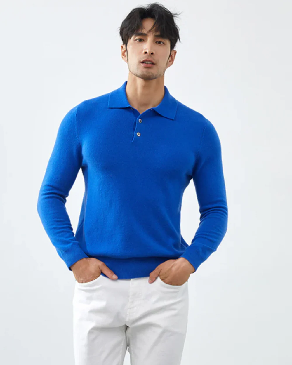 Hugo® | Cashmere Polo Sweater - Image 10