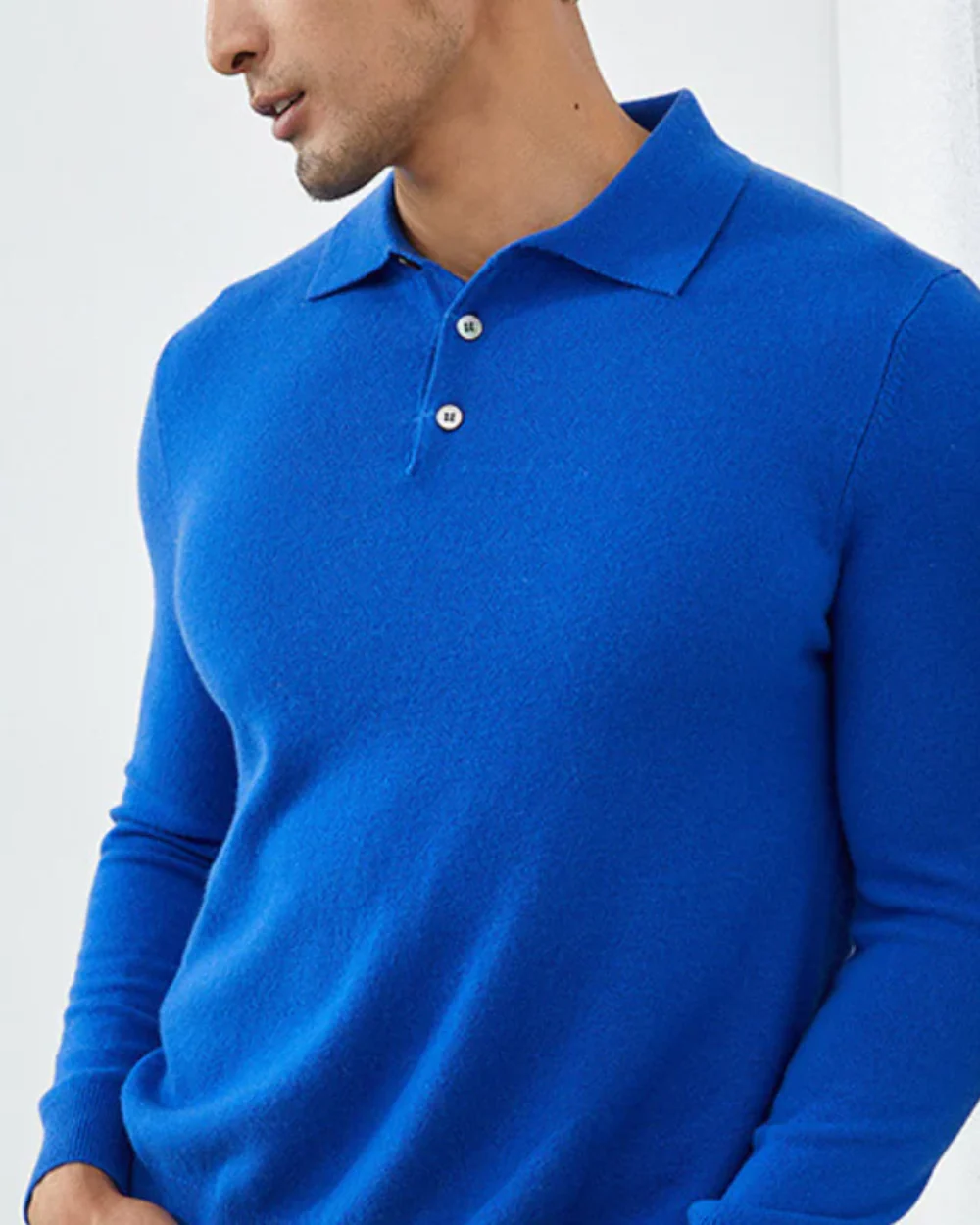 Hugo® | Cashmere Polo Sweater - Image 11