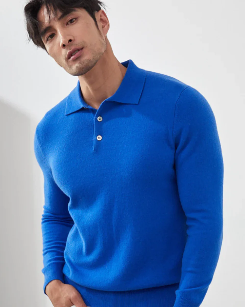 Hugo® | Cashmere Polo Sweater - Image 12