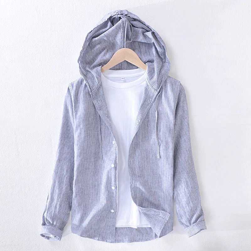 Hugo® | Premium Linen Hoodie - Image 2