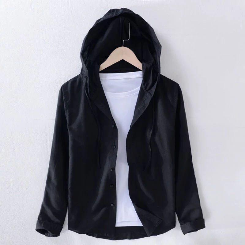 Hugo® | Premium Linen Hoodie - Image 5