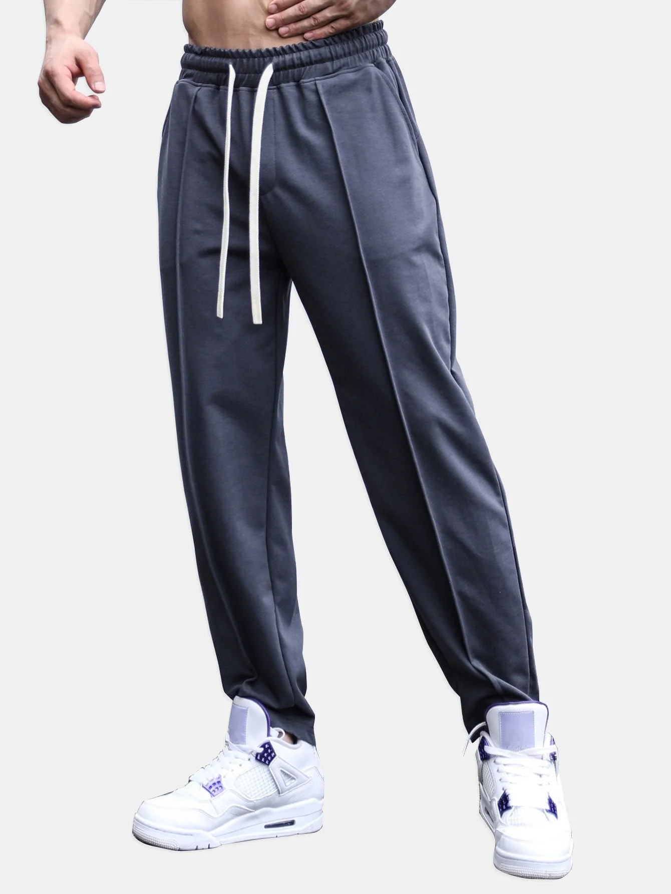 Hugo® | Tapered Jogger Pants With Pintuck - Image 2