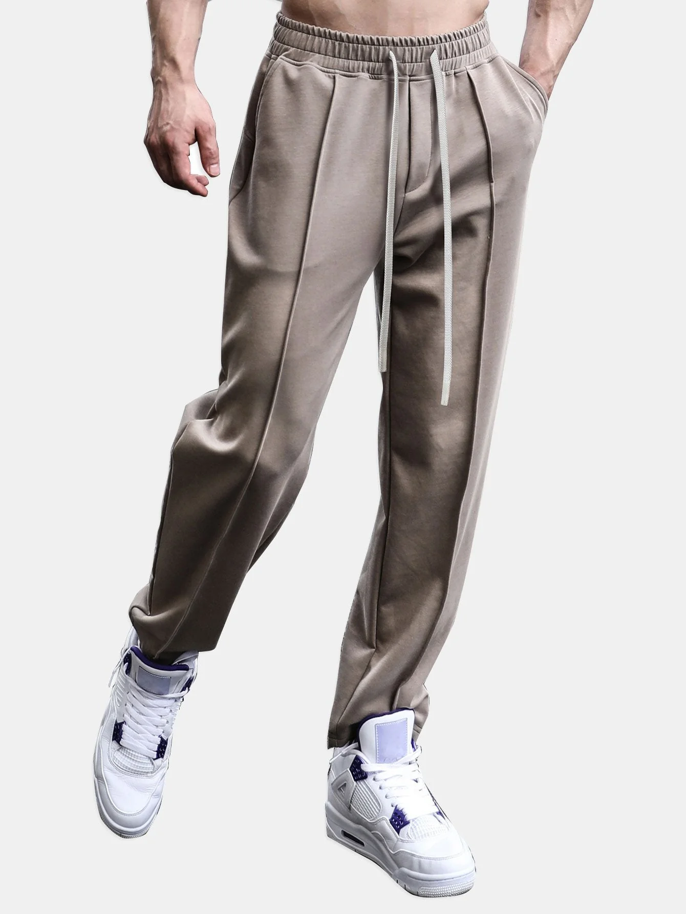 Hugo® | Tapered Jogger Pants With Pintuck - Image 5