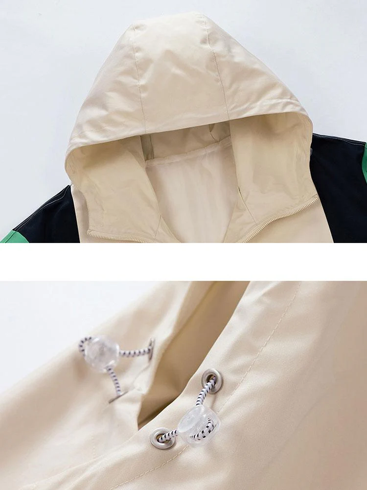 Hugo | Relax Fit Color Block Hooded Windbreaker - Image 6