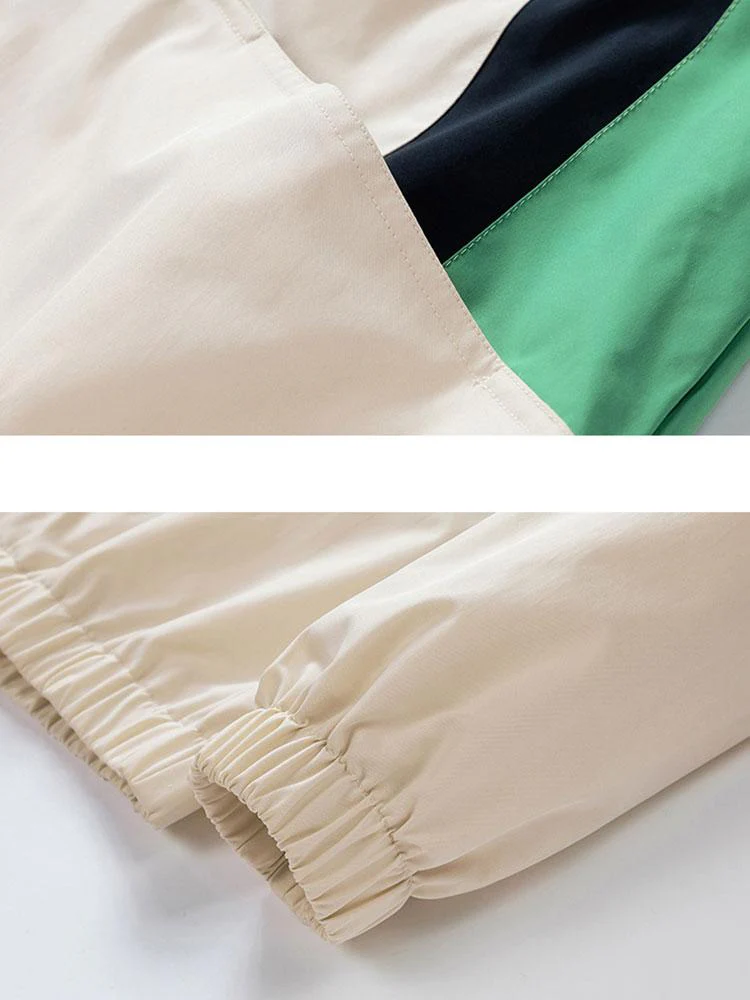Hugo | Relax Fit Color Block Hooded Windbreaker - Image 7