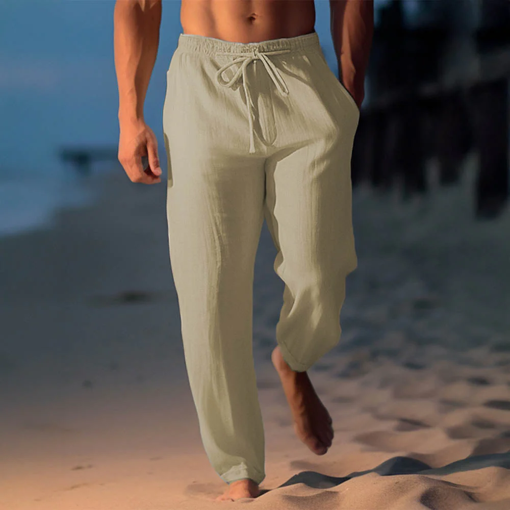 Hugo | Zakynthos Linen Pants - Image 4