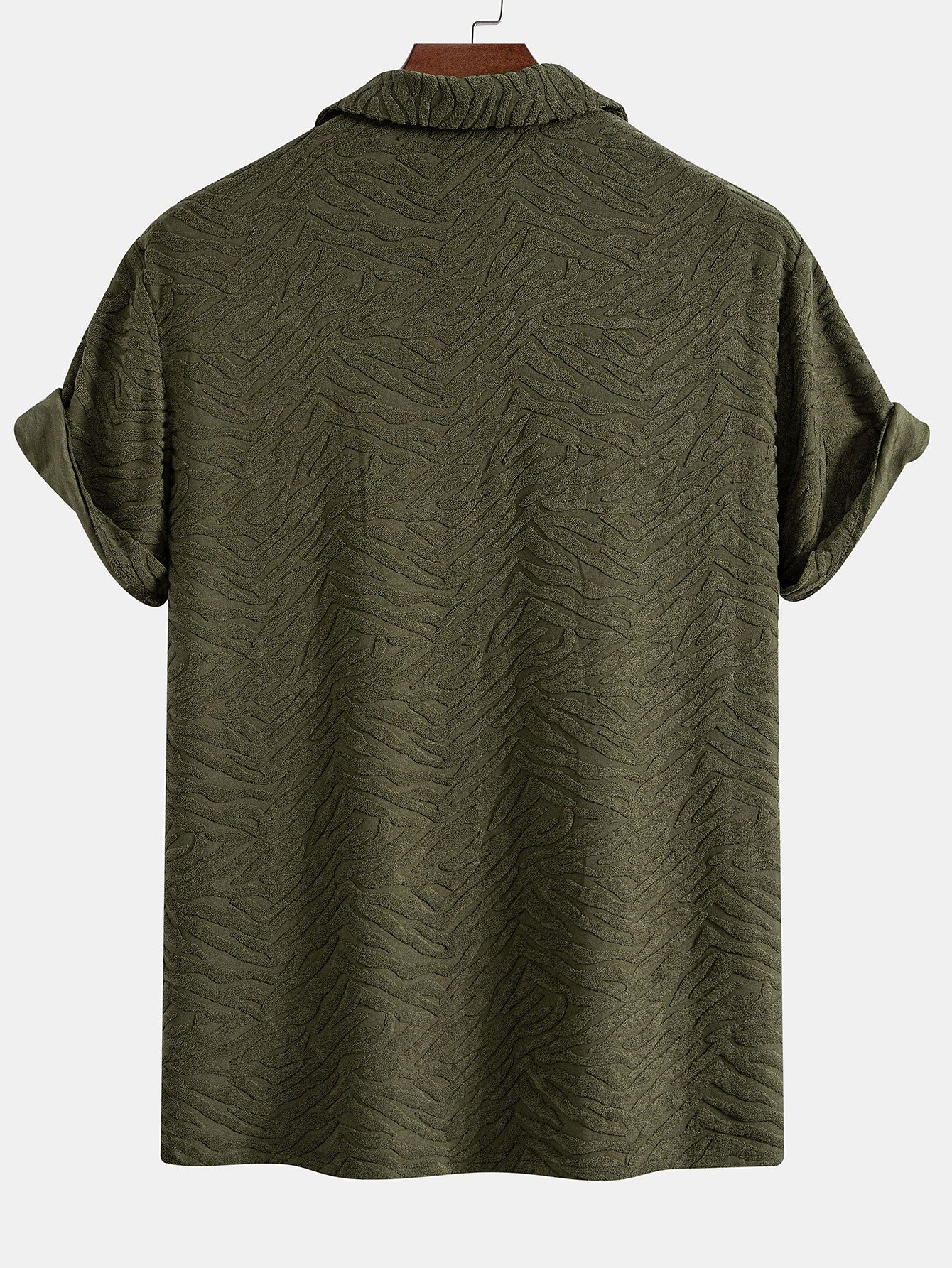 Humberto® | Animal Texture Terry Cuban Shirt & Straight Leg Linen Pants - Image 5
