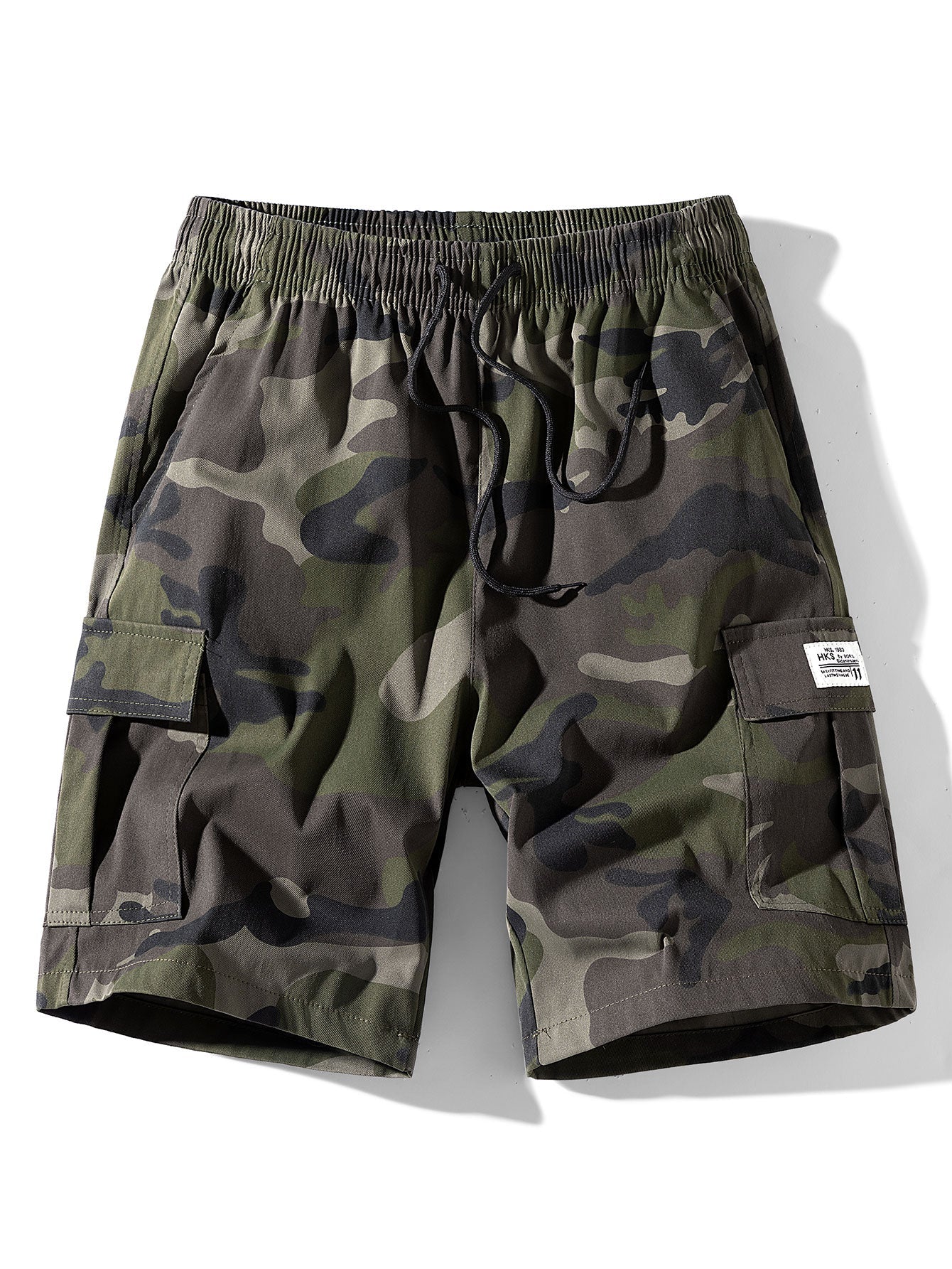 Humphrey® | Camouflage Drawstring Cargo Shorts - Image 3