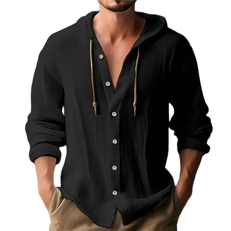 Hunter® | Linen Hoodie Shirt - Image 4