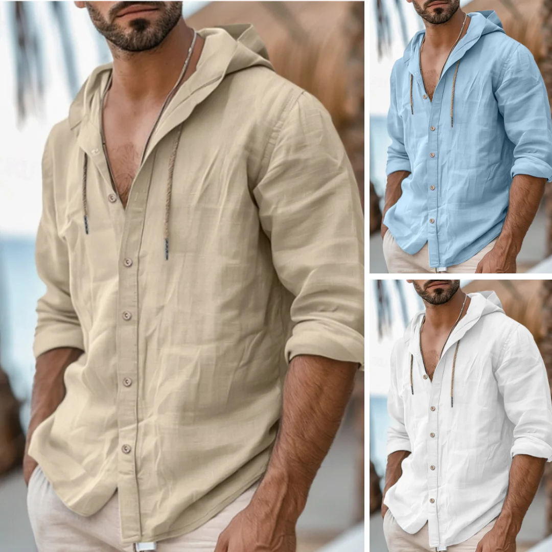 Hunter® | Linen Hoodie Shirt - Image 9