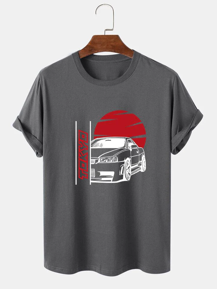 Hunter® | Tokyo Car Print T-Shirt - Image 2