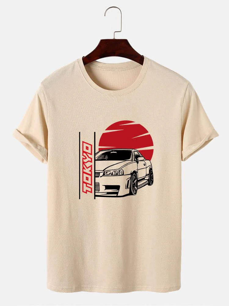 Hunter® | Tokyo Car Print T-Shirt - Image 3