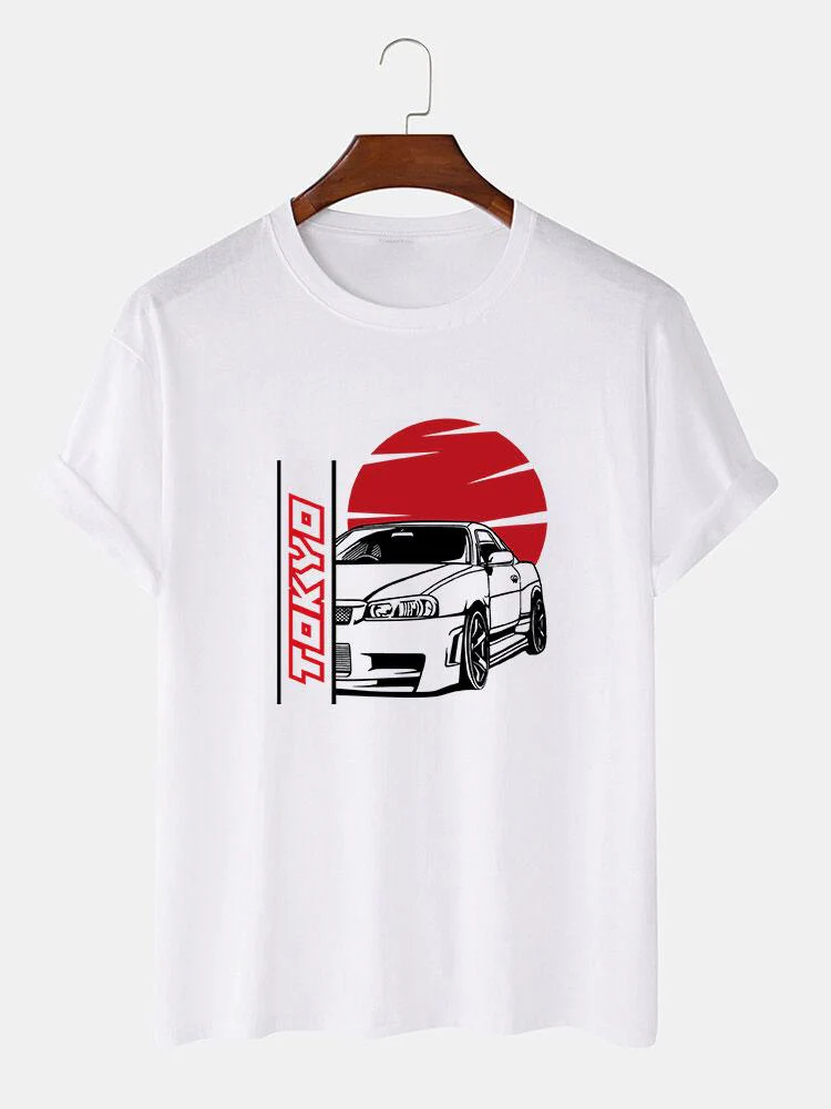 Hunter® | Tokyo Car Print T-Shirt - Image 4