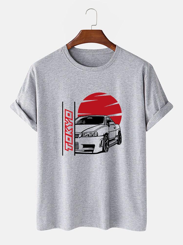 Hunter® | Tokyo Car Print T-Shirt - Image 5