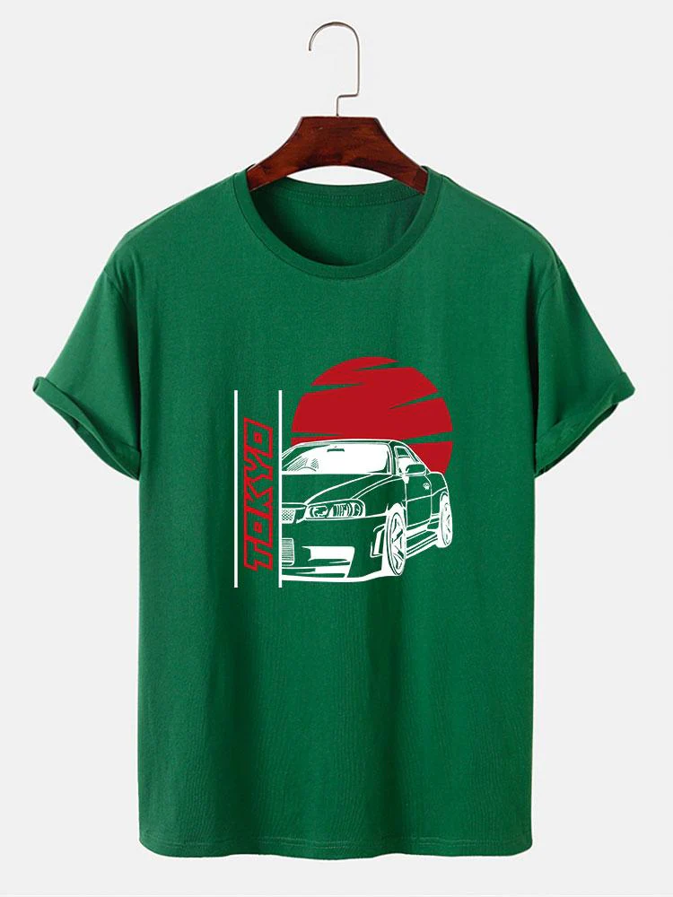 Hunter® | Tokyo Car Print T-Shirt - Image 6