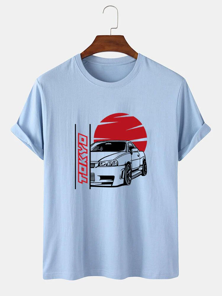 Hunter® | Tokyo Car Print T-Shirt - Image 8